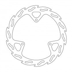 Moto-Master FLAME Fixed Disk 198 - FRONT, LEFT - Husqvarna / KTM