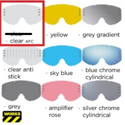 Scott Goggle Lens 80's SGL WKS Clear AFC