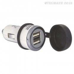TecMate OptiMATE 2100mA Dual Output USB Charger
