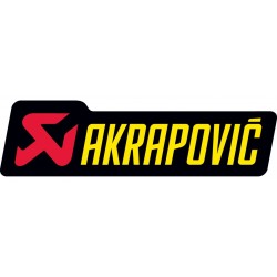 Akrapovič Exhaust Sticker Horizontal Heat Resistant 120x34.5mm
