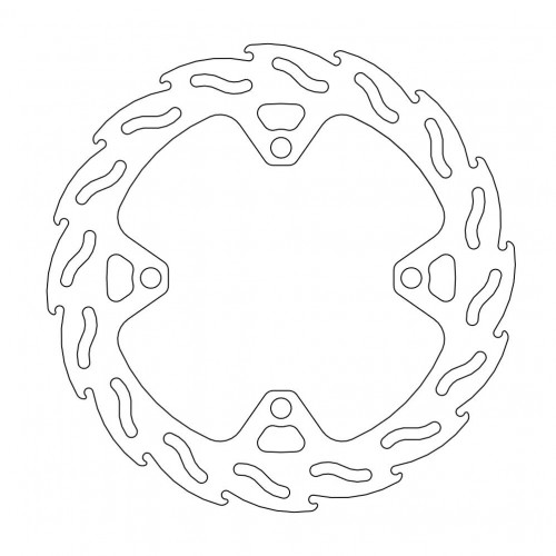 Moto-Master FLAME Fixed Disk 240 - REAR - Kawasaki