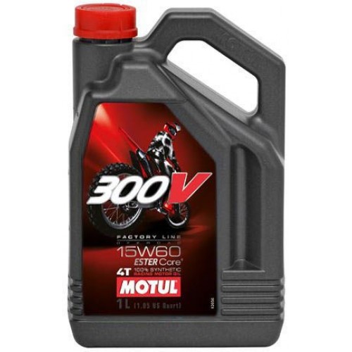Motul Motor Oil 300V 4T Factory Line 15W60 Off Road 4L