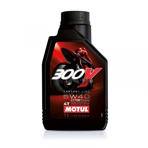 Motul Motor Oil 300V 4T Factory Line 5W40 1L