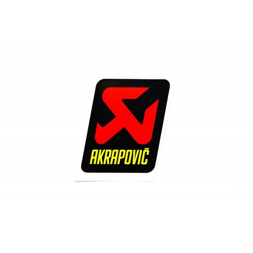 Akrapovič Exhaust Sticker Vertical Heat Resistant 75x75mm