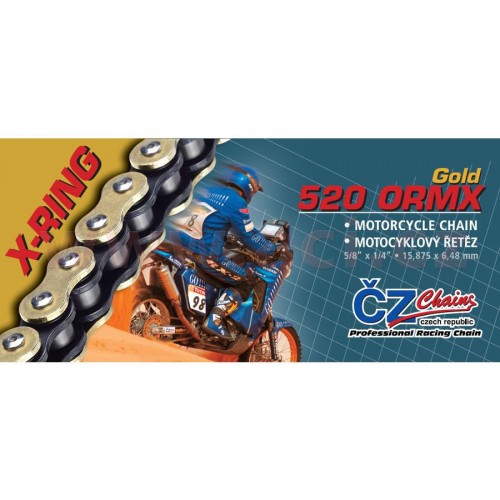 Ķēde CZ520 ORMX Gold  120L