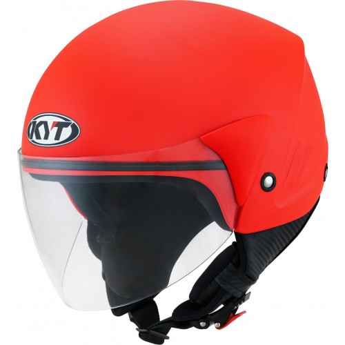 KYT Helmet Cougar Plain Matt Red