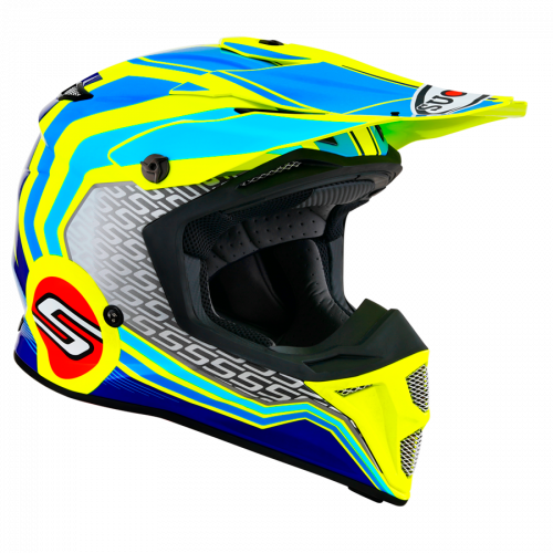 Suomy Helmet MX SPEED PRO Forward Blue / Yellow