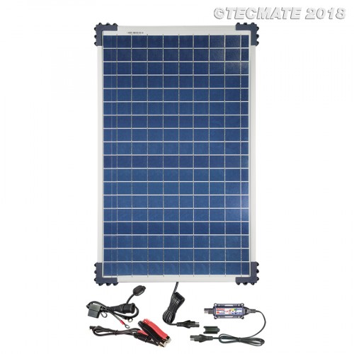 TecMate OptiMate SOLAR Charger / Tester / Maintainer +40W Solar Panel