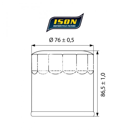 ISON Oil Filter Buell / Harley-Davidson