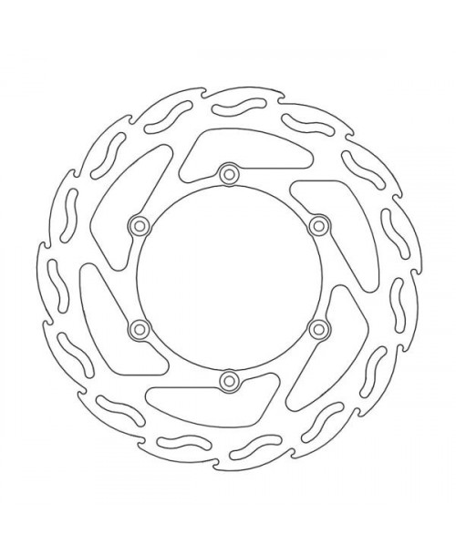 Moto-Master FLAME Fixed Disk 220 - FRONT, LEFT - Kawasaki