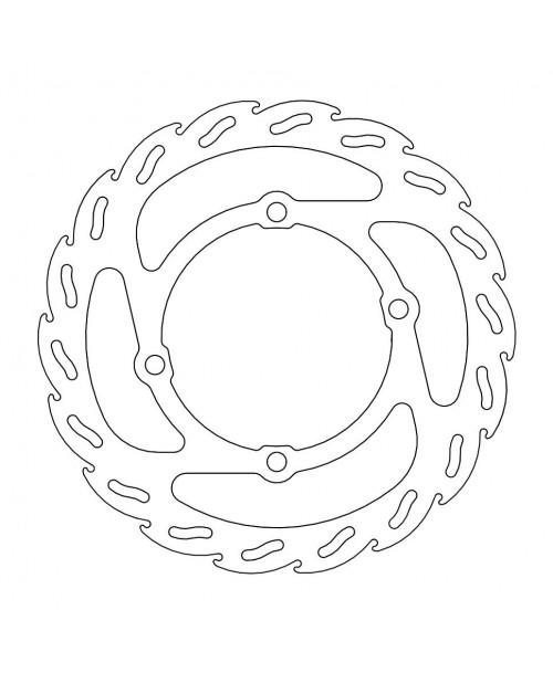 Moto-Master FLAME Fixed Disk 160 - FRONT, LEFT / REAR - Husqvarna / KTM