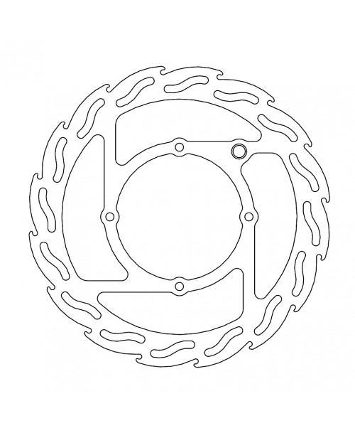 Moto-Master FLAME Fixed Disk 240 - FRONT, LEFT - KTM / Husqvarna / E-Rockit