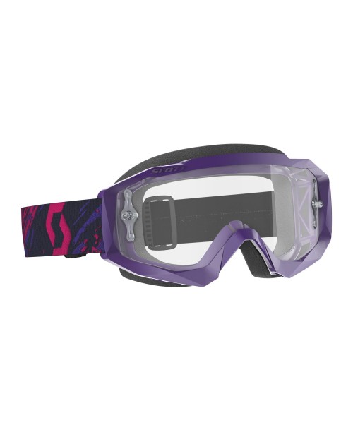 Scott Goggles HUSTLE X MX Purple/Pink / Clear Works