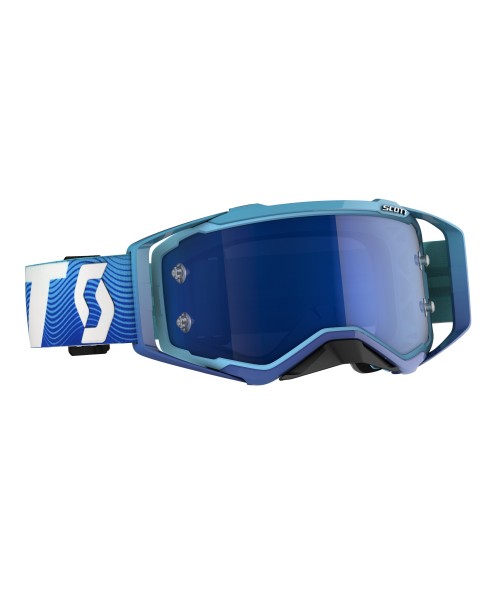 Scott Goggle Prospect Blue/White / Electric Blue Chrome Works