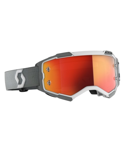 Scott Goggle Fury White/Grey / Orange Chrome Works