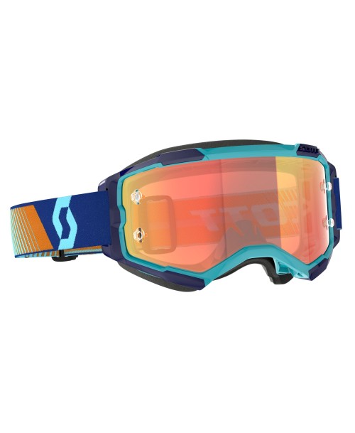 Scott Goggle Fury Royal Blue/Orange / Orange Chrome Works