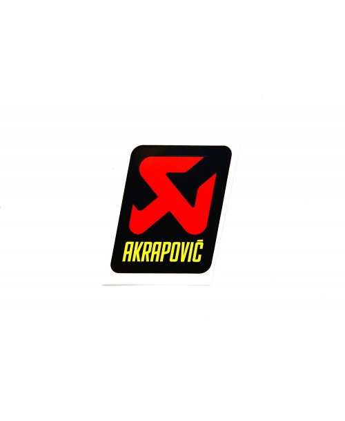 Akrapovič Exhaust Sticker Vertical Heat Resistant 75x75mm