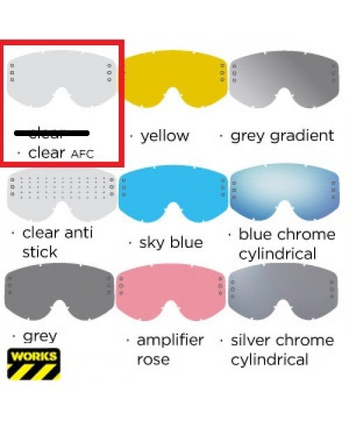 Scott Goggle Lens 80's SGL WKS Clear AFC