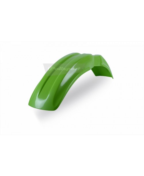 Polisport Front Fender - GREEN - Kawasaki KX 85/100