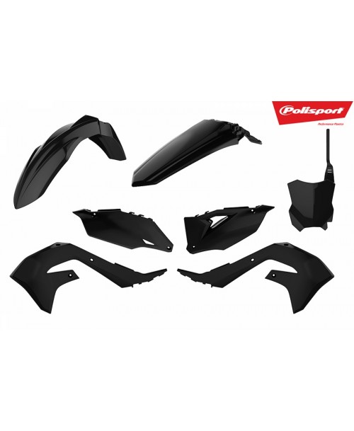 Plastm.kompl. 90818 KX450F 19- black color