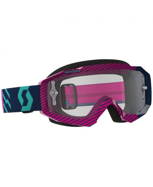 Scott Goggle HUSTLE Light Sensitive Blue/Pink / Clear Works