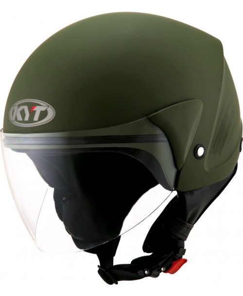 KYT Helmet COUGAR Plain Army Matt Green