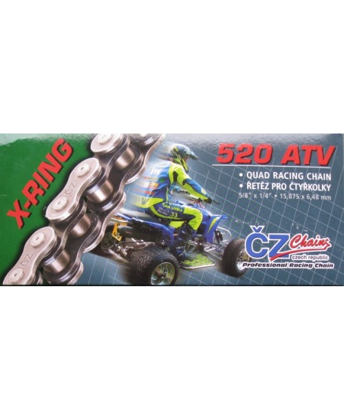 Ķēde CZ520ORH ATV - 100L X-ring