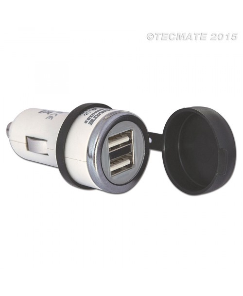 TecMate OptiMATE 2100mA Dual Output USB Charger