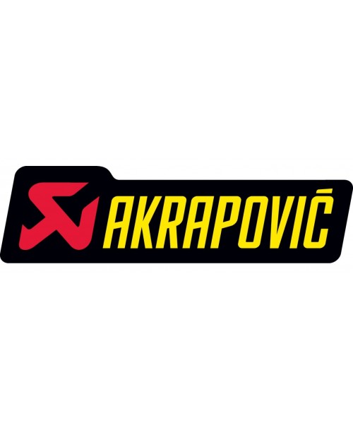 Akrapovič Exhaust Sticker Horizontal Heat Resistant 120x34.5mm