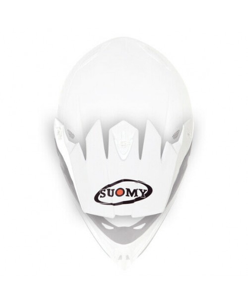 Suomy MR JUMP Plain White Helmet Peak