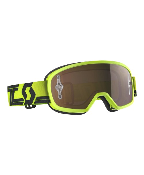 Scott Goggle BUZZ MX PRO Yellow/Black / Gold Chrome Works