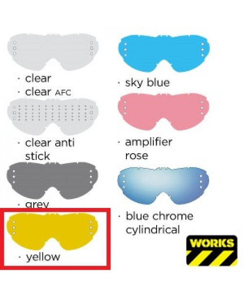 Scott Goggle Lens Voltage MX/X/Proair SGL WKS Yellow